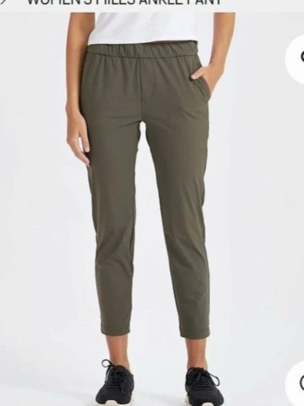 Vuori Miles Ankle Pant Joggers Green Medium